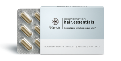 Opakowanie suplementu diety hair.essentials byAnne.li®